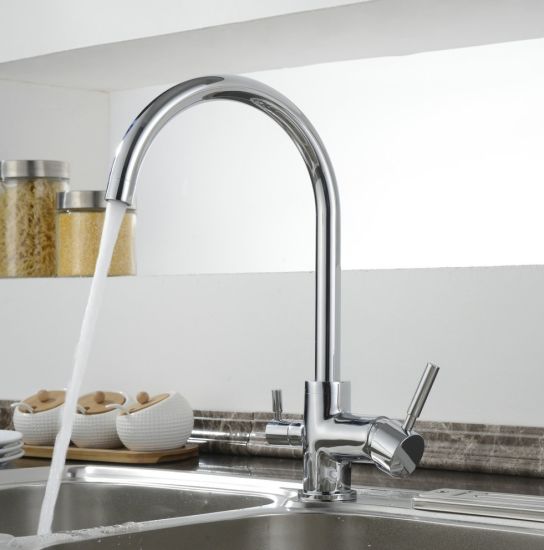 Grifo de cocina de 3 vías para sistema de filtración de agua de ósmosis inversa