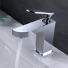 Grifo mezclador para lavabo estilo India, grifo de baño en cromo