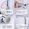 Grifo de baño con rociador extraíble, grifo de barra extraíble en cromo