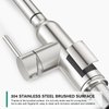 40247TBN Inducción Sensor de tacto inteligente Extraiga grifo de cocina con agua fría y caliente